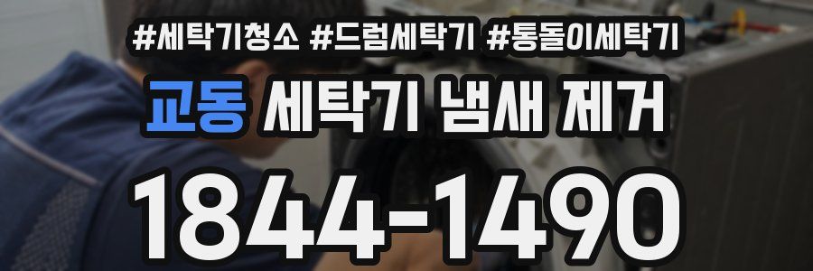 교동 세탁기 냄새 제거