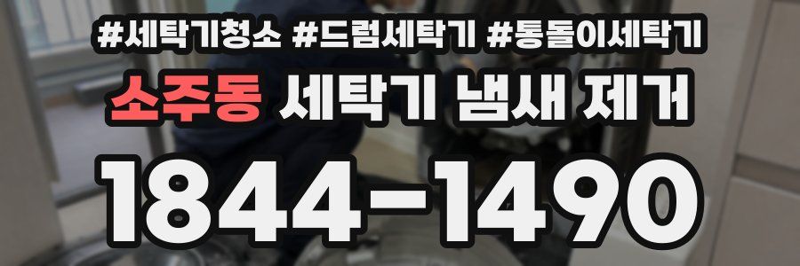 소주동 세탁기 냄새 제거