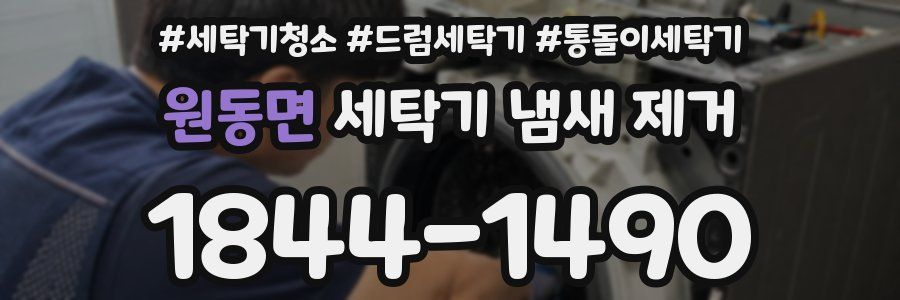 원동면 세탁기 냄새 제거