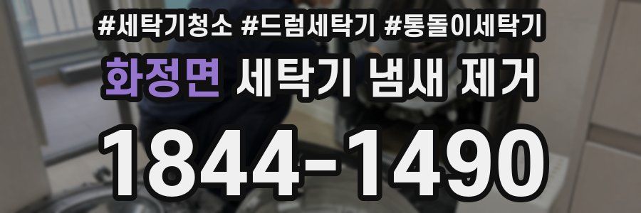 화정면 세탁기 냄새 제거