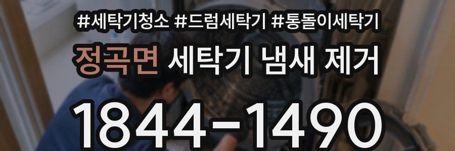 정곡면 세탁기 냄새 제거