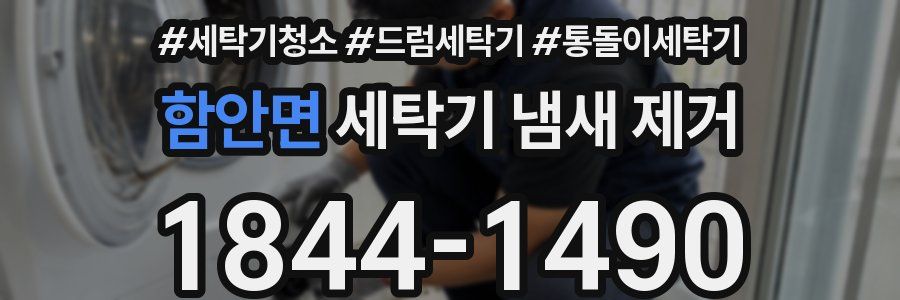 함안면 세탁기 냄새 제거