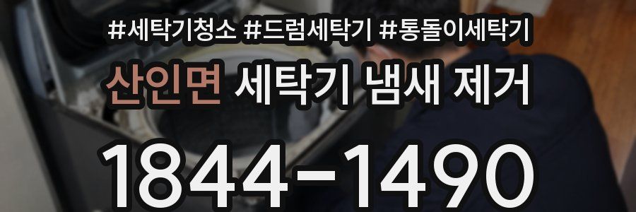 산인면 세탁기 냄새 제거