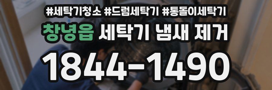 창녕읍 세탁기 냄새 제거