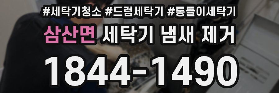 삼산면 세탁기 냄새 제거