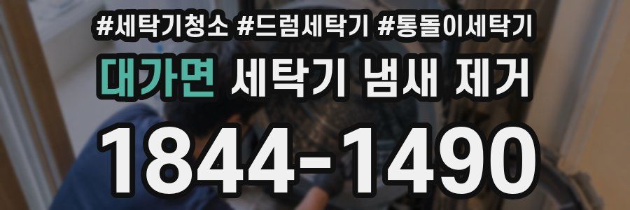 대가면 세탁기 냄새 제거