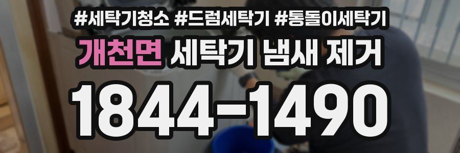 개천면 세탁기 냄새 제거