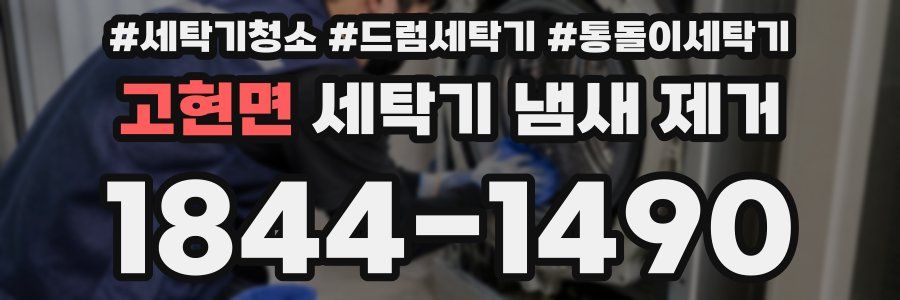 고현면 세탁기 냄새 제거