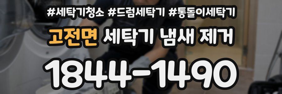 고전면 세탁기 냄새 제거