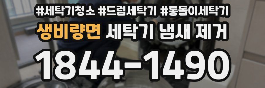 생비량면 세탁기 냄새 제거