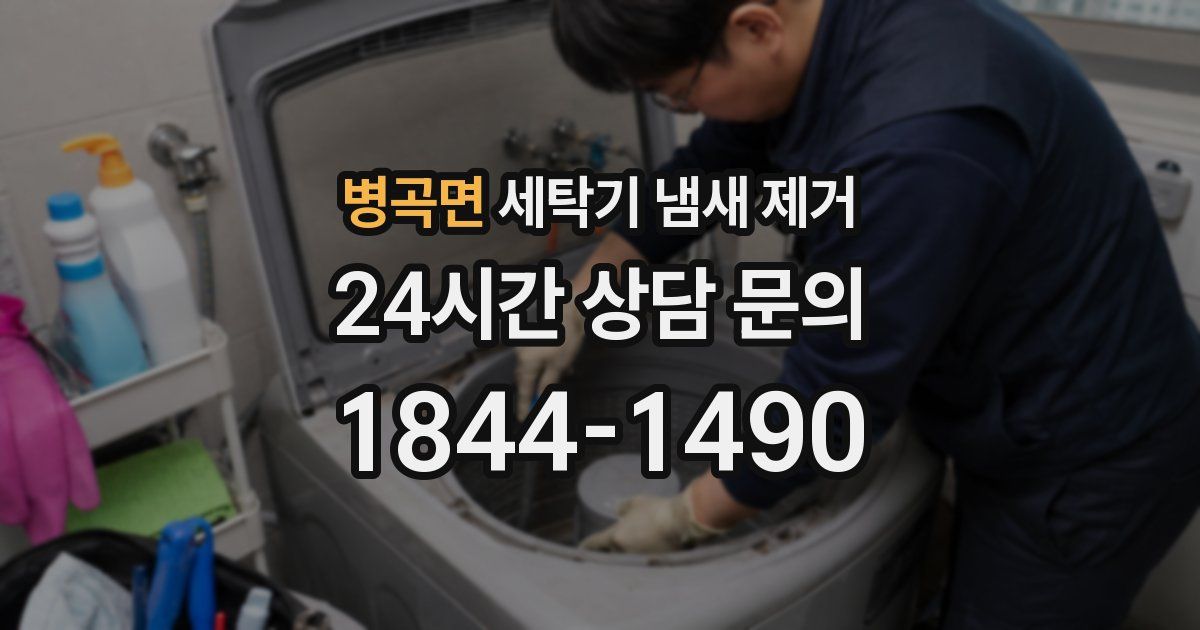 병곡면 세탁기 냄새 제거
