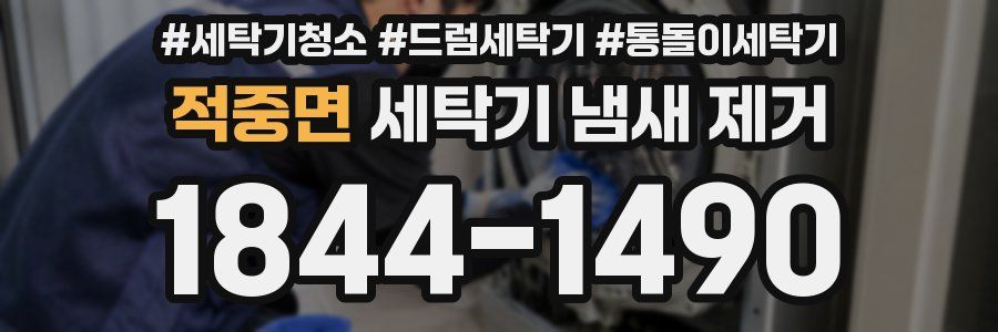 적중면 세탁기 냄새 제거