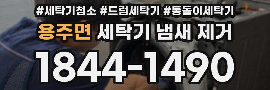 용주면 세탁기 냄새 제거