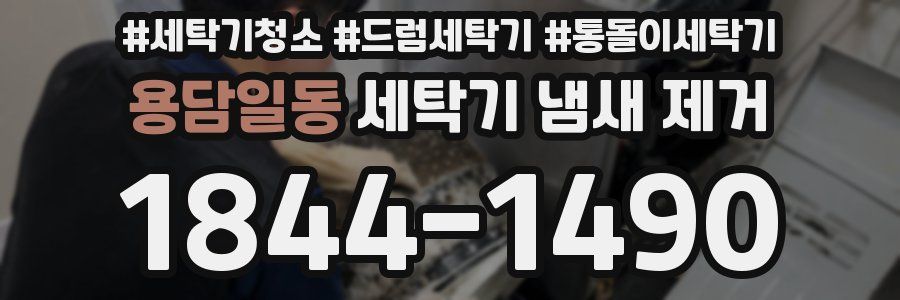 용담일동 세탁기 냄새 제거