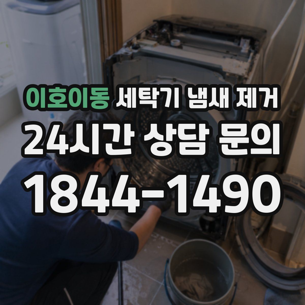 이호이동 세탁기 냄새 제거