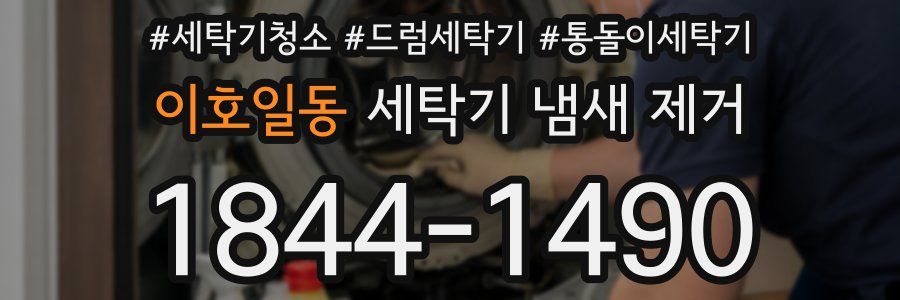 이호일동 세탁기 냄새 제거