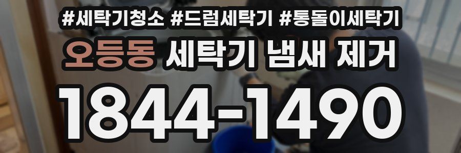 오등동 세탁기 냄새 제거
