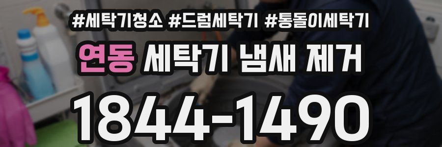 연동 세탁기 냄새 제거