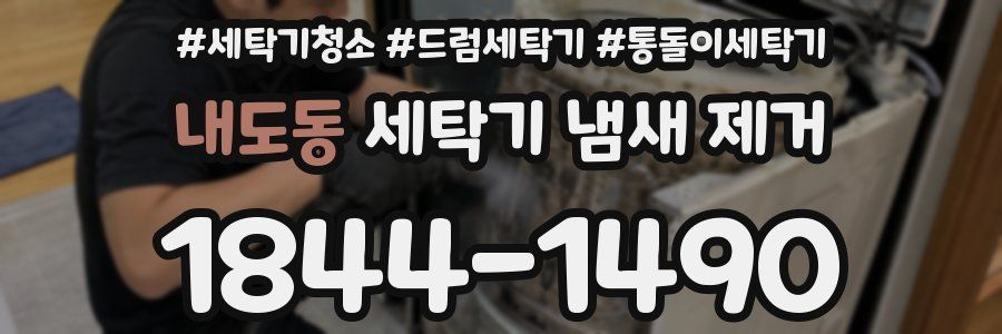 내도동 세탁기 냄새 제거