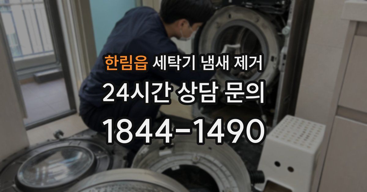 한림읍 세탁기 냄새 제거