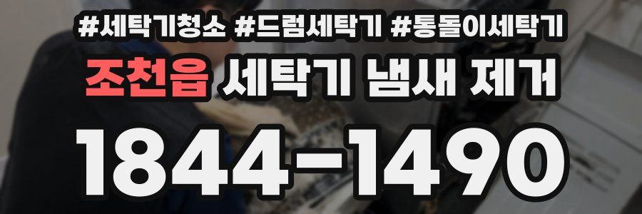 조천읍 세탁기 냄새 제거