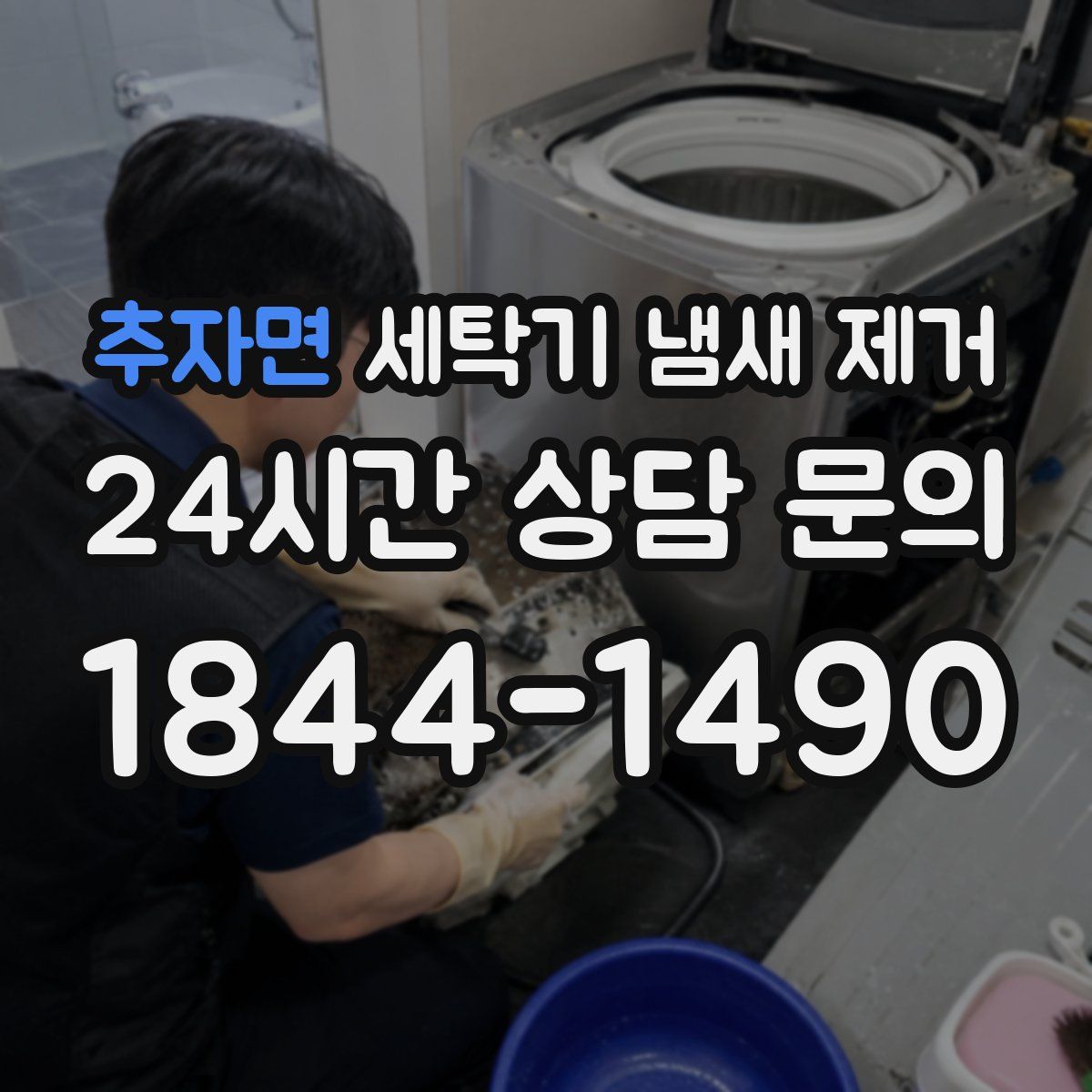 추자면 세탁기 냄새 제거
