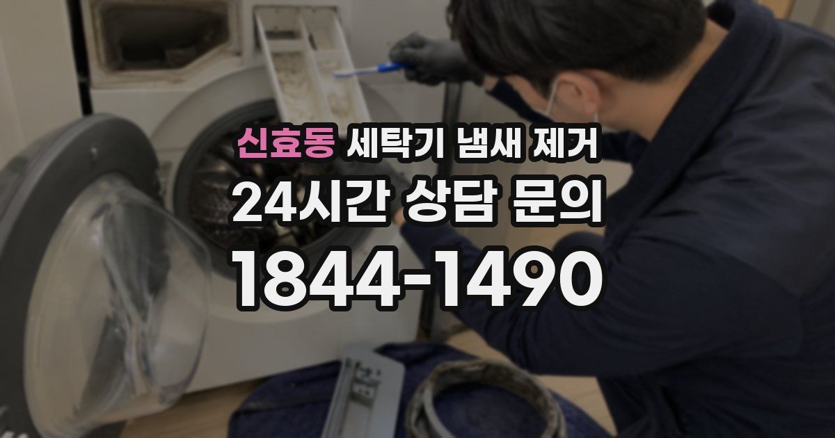 신효동 세탁기 냄새 제거