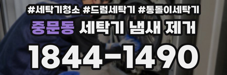 중문동 세탁기 냄새 제거