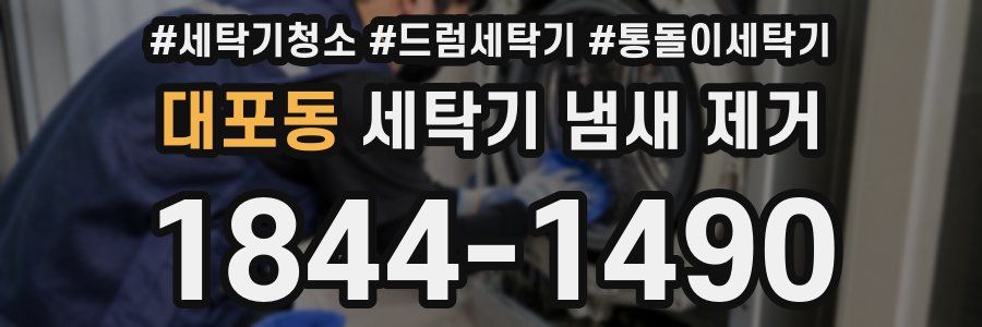 대포동 세탁기 냄새 제거