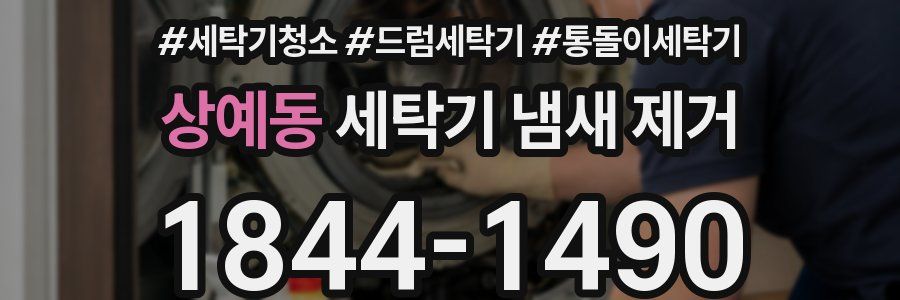 상예동 세탁기 냄새 제거