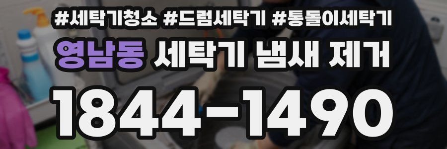 영남동 세탁기 냄새 제거
