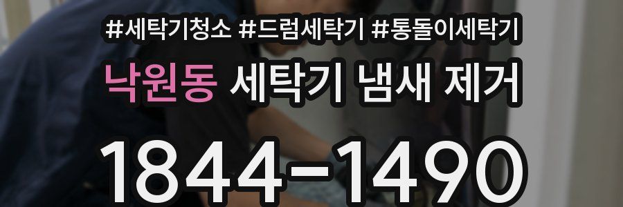 낙원동 세탁기 냄새 제거