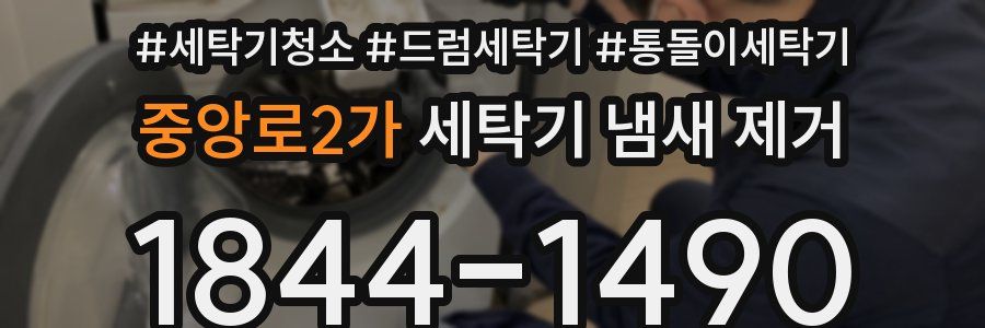 중앙로2가 세탁기 냄새 제거