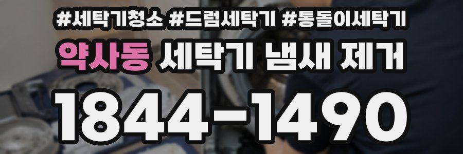 약사동 세탁기 냄새 제거