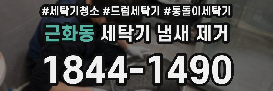 근화동 세탁기 냄새 제거