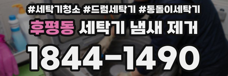 후평동 세탁기 냄새 제거
