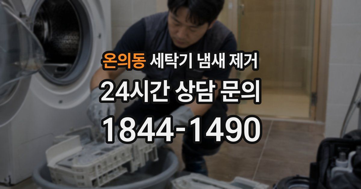 온의동 세탁기 냄새 제거
