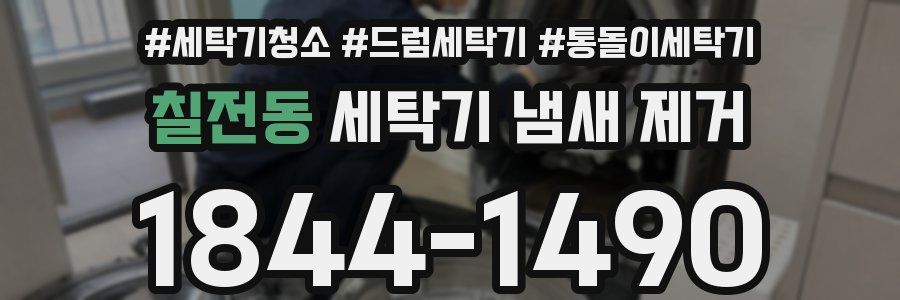 칠전동 세탁기 냄새 제거