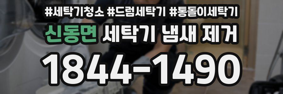 신동면 세탁기 냄새 제거
