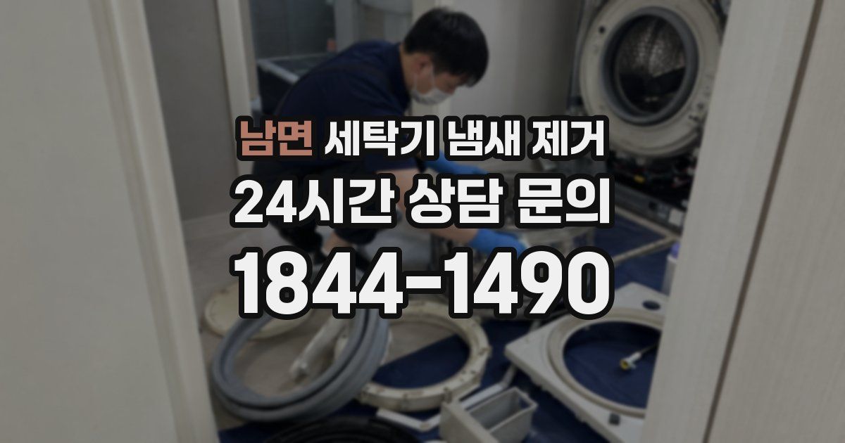 남면 세탁기 냄새 제거