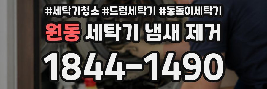 원동 세탁기 냄새 제거