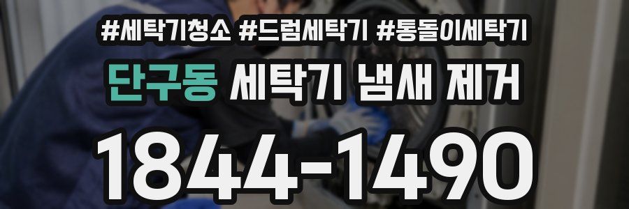 단구동 세탁기 냄새 제거
