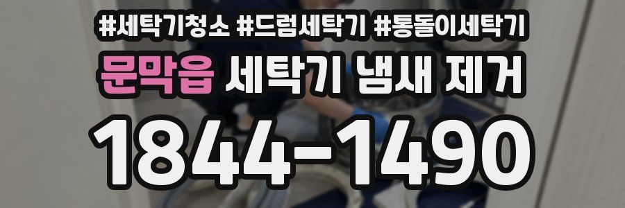 문막읍 세탁기 냄새 제거