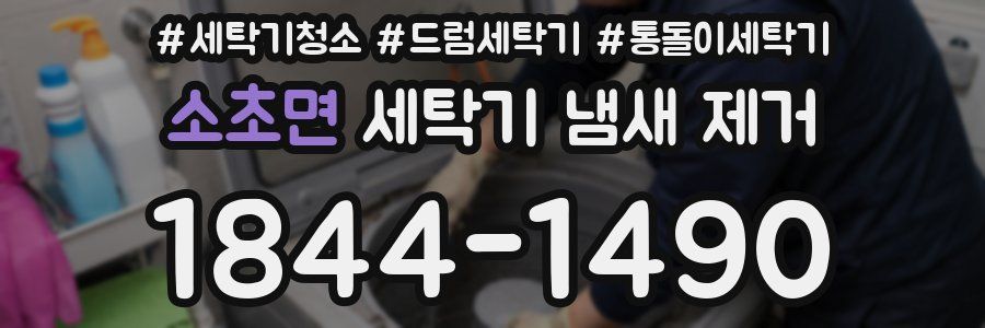 소초면 세탁기 냄새 제거