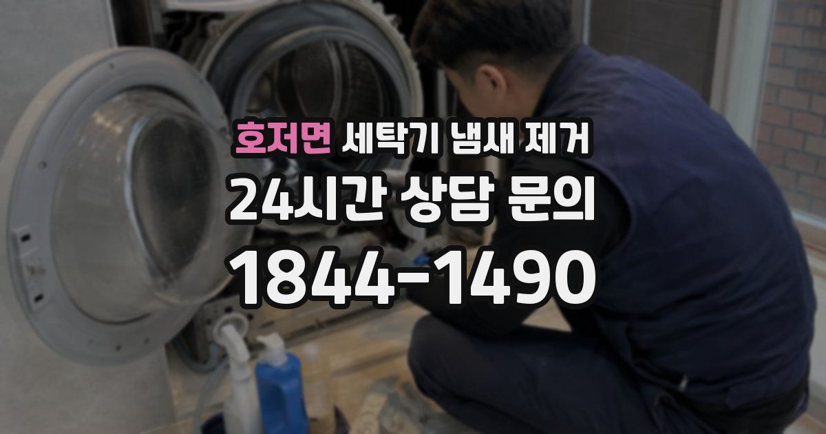 호저면 세탁기 냄새 제거