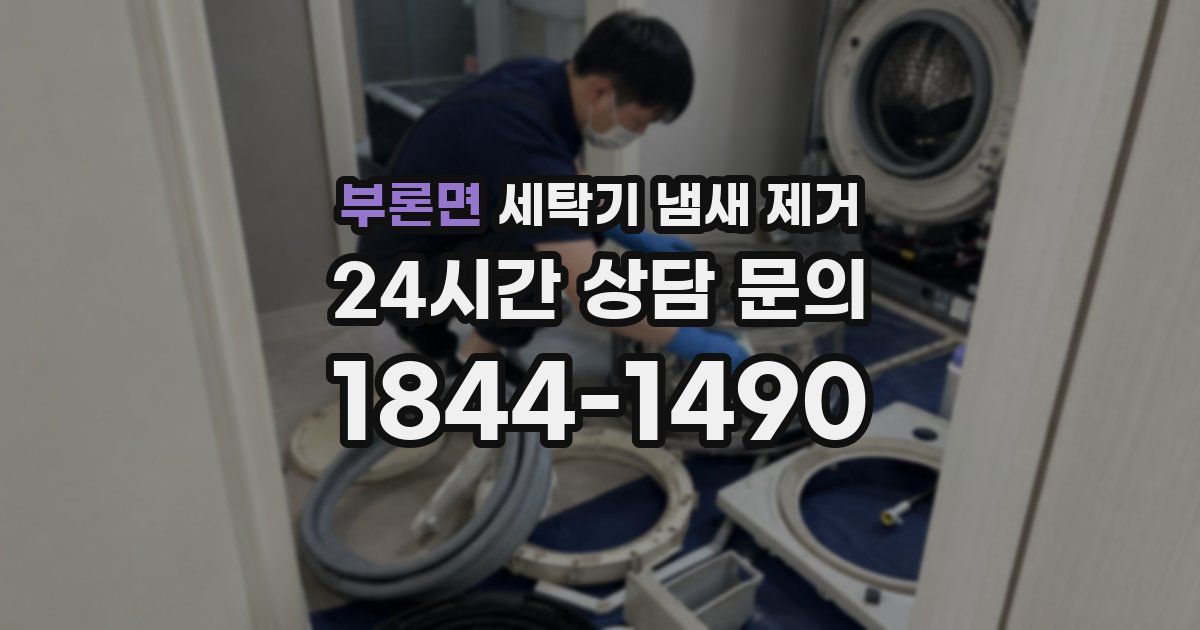 부론면 세탁기 냄새 제거