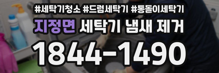 지정면 세탁기 냄새 제거
