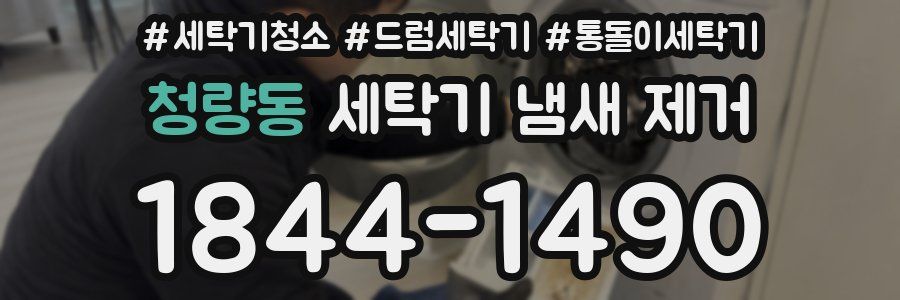 청량동 세탁기 냄새 제거