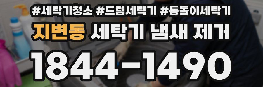 지변동 세탁기 냄새 제거