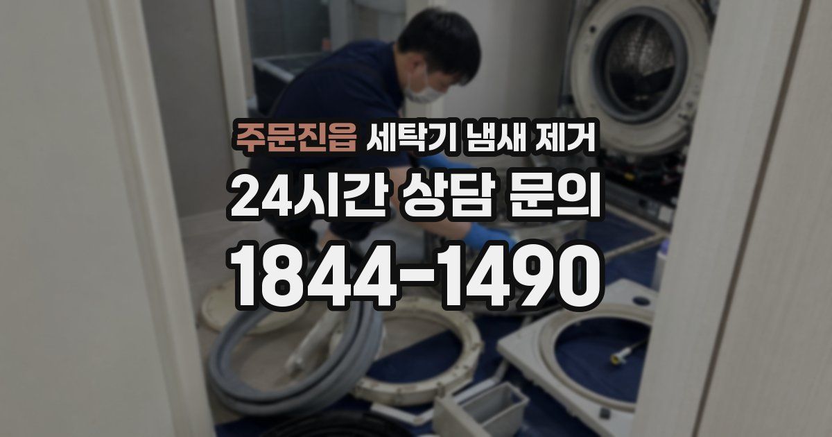 주문진읍 세탁기 냄새 제거
